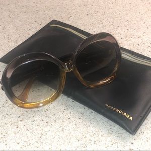 Balenciaga Oversized Sunglasses (w/ pouch)